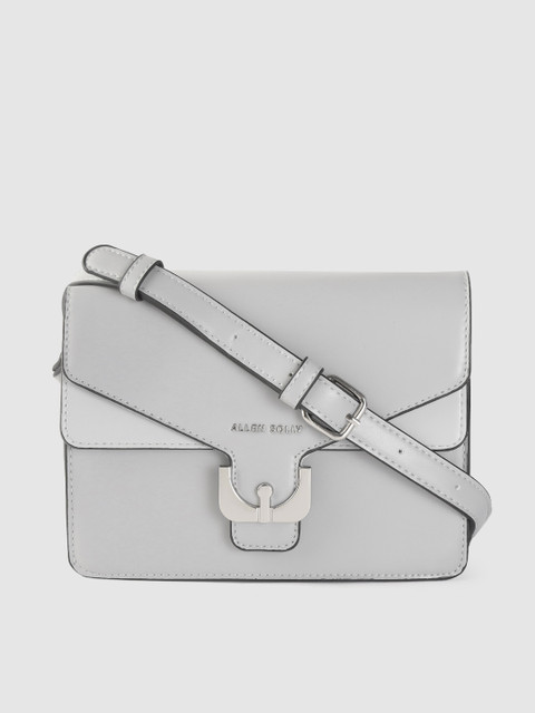 

Allen Solly Grey Solid Sling Bag