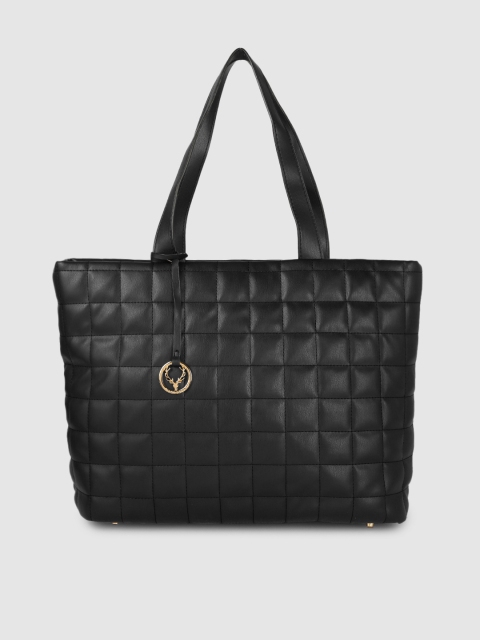 

Allen Solly Women Black Solid Quilted Shoulder Bag