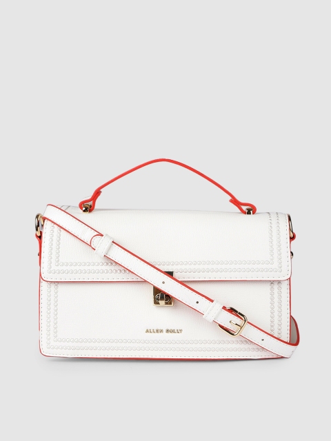 

Allen Solly White Structured Satchel