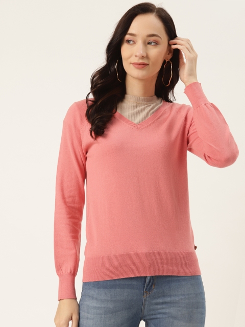 

Madame Women Pink Pullover