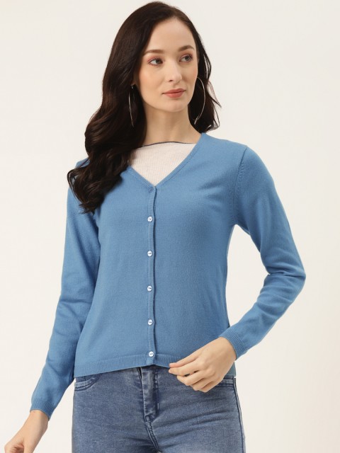 

Madame Women Blue Cardigan