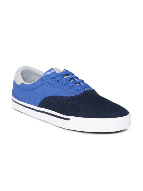 Adidas NEO Men Blue Colourblock Sneakers available at myntra for Rs.1839