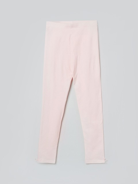 

max Girls Pink Solid Leggings