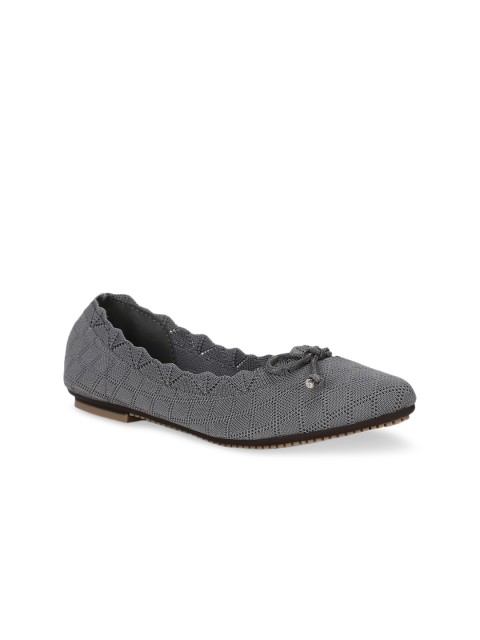 

Bruno Manetti Women Grey Ballerinas Flats