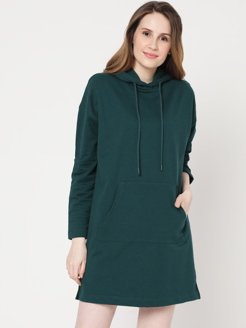 

Vero Moda Green A-Line Dress