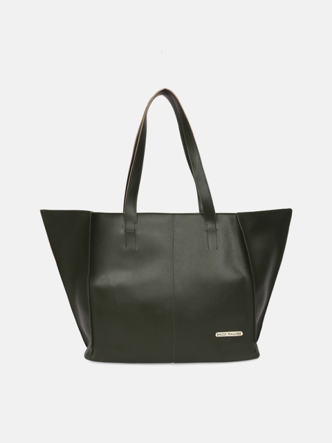 

Bagsy Malone Green PU Oversized Structured Shoulder Bag