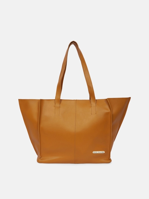 

Bagsy Malone Brown PU Oversized Structured Shoulder Bag