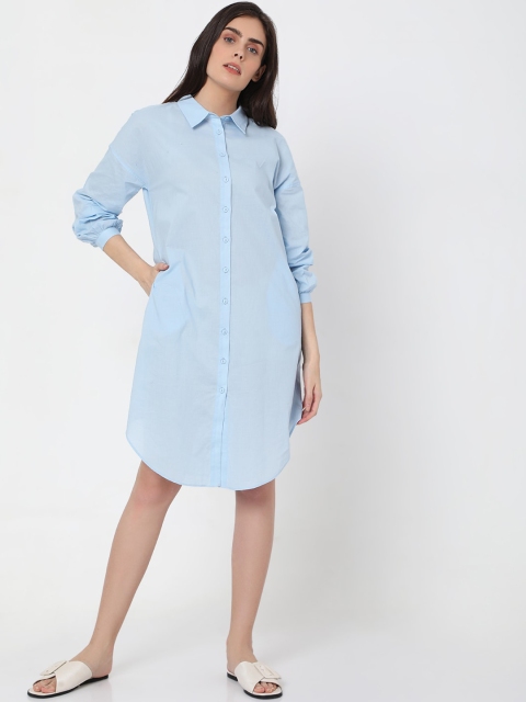 

Vero Moda Blue Shirt Dress