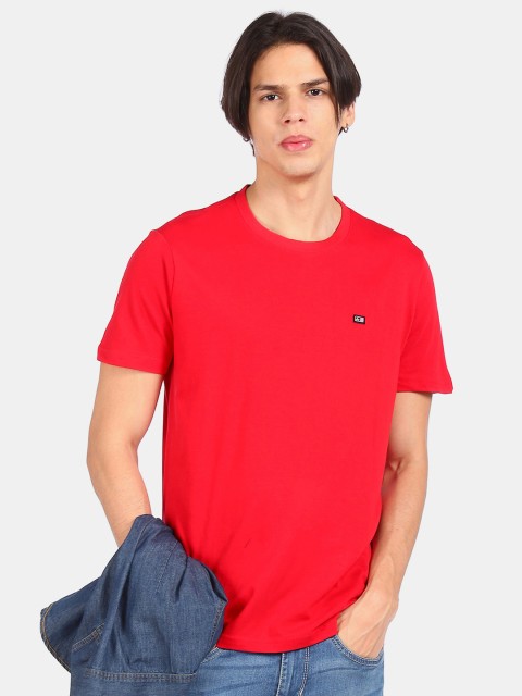 

Arrow Sport Men Red Pure Cotton T-shirt