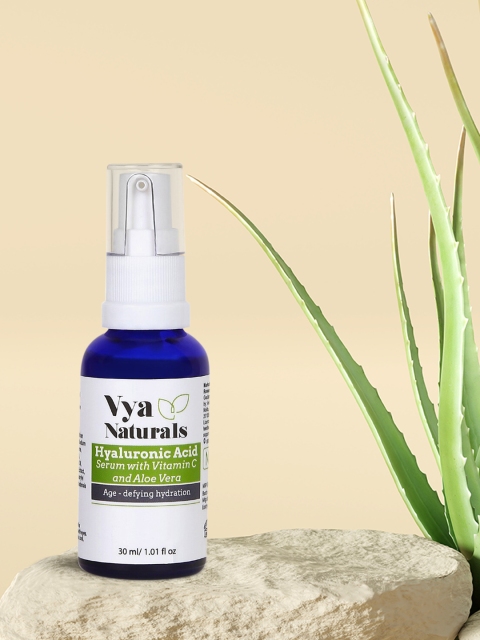 

Vya Naturals Unisex Hyaluronic Acid Serum with Vitamin C - 30ml, Transparent