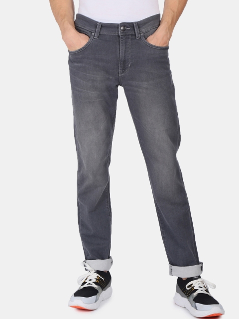 

U S Polo Assn Men Grey Slim Fit Heavy Fade Jeans