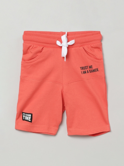

max Boys Red Regular Shorts
