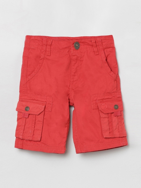 

max Boys Coral Cargo Shorts