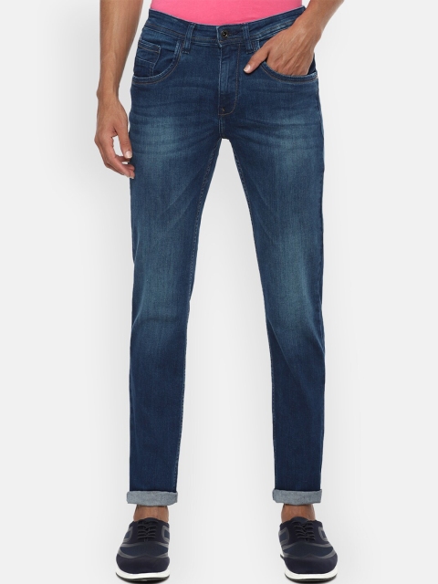 

VAN HEUSEN DENIM LABS Men Navy Blue Light Fade Jeans