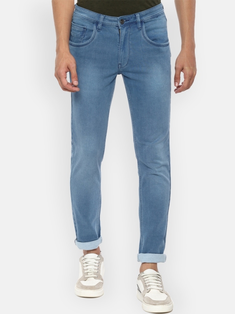 

VAN HEUSEN DENIM LABS Men Blue Skinny Fit Light Fade Jeans