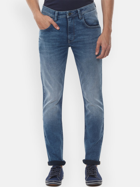

VAN HEUSEN DENIM LABS Men Blue Skinny Fit Light Fade Jeans