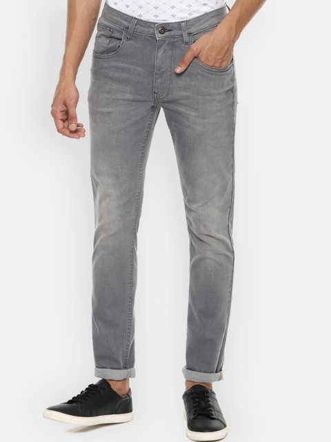 

VAN HEUSEN DENIM LABS Men Grey Slim Fit Light Fade Jeans