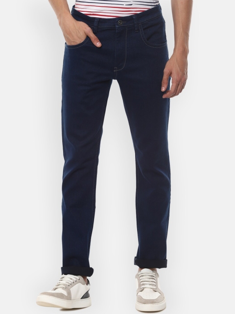 

VAN HEUSEN DENIM LABS Men Navy Blue Slim Fit Jeans