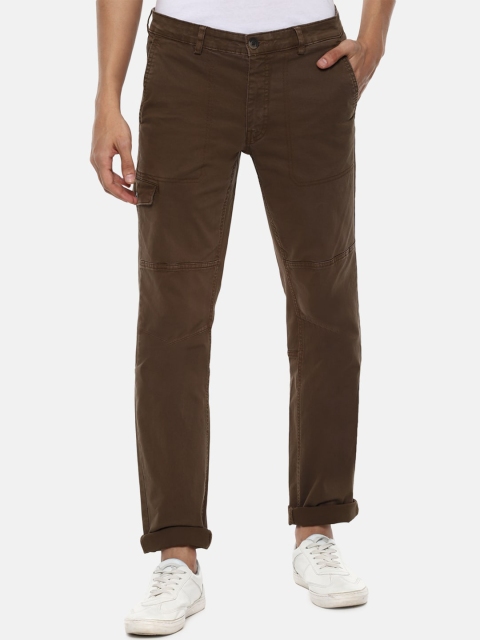 

VAN HEUSEN DENIM LABS Men Brown Trousers
