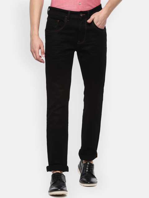 

VAN HEUSEN DENIM LABS Men Black Slim Fit Jeans