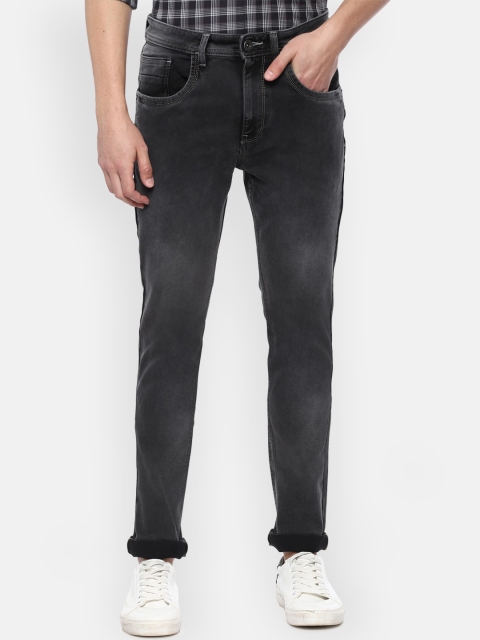 

VAN HEUSEN DENIM LABS Men Grey Skinny Fit Heavy Fade Jeans