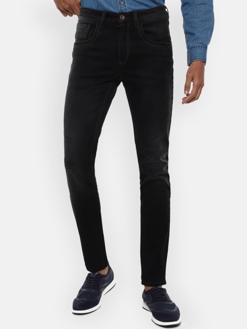 

VAN HEUSEN DENIM LABS Men Black Skinny Fit Jeans