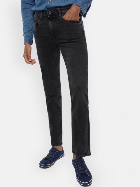 

VAN HEUSEN DENIM LABS Men Black Slim Fit Jeans