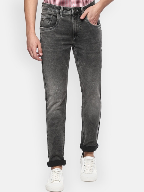

VAN HEUSEN DENIM LABS Men Grey Skinny Fit Heavy Fade Jeans