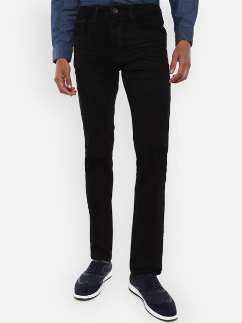 

VAN HEUSEN DENIM LABS Men Black Slim Fit Jeans
