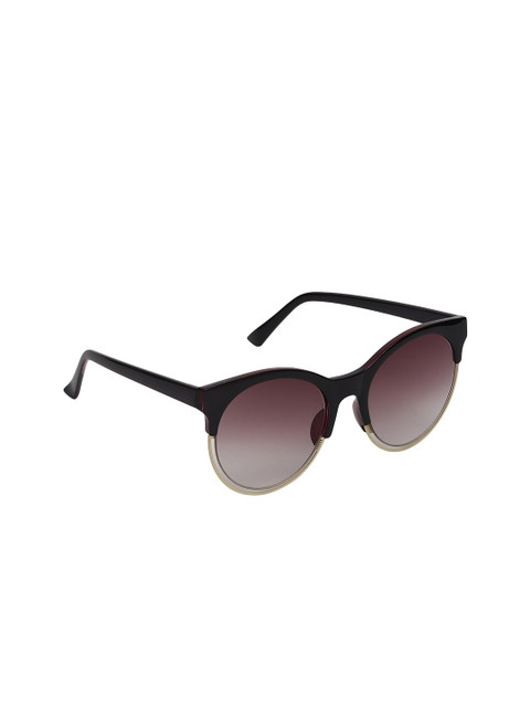 

Swiss Design Women Brown Lens Browline Sunglasses with UV Protected Lens SDSG-15139-05