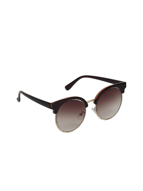 

Swiss Design Women Brown Lens Browline Sunglasses with UV Protected Lens SDSG-15156-02