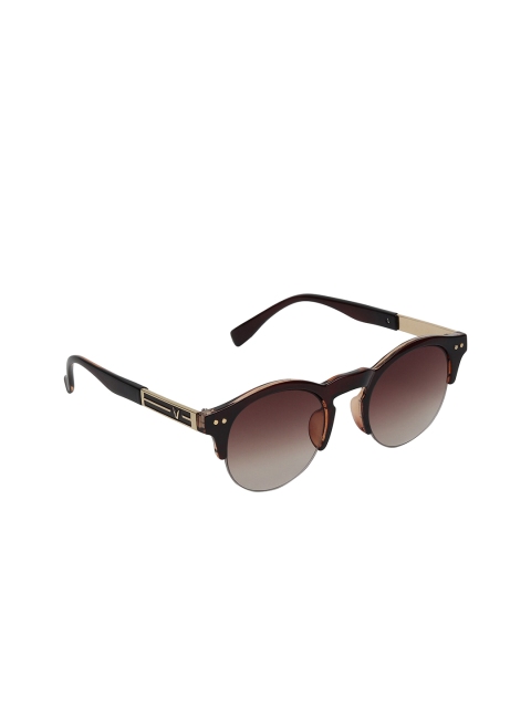 

Swiss Design Women Brown UV Protected Round Sunglasses SDSG-15109-02