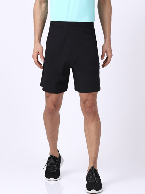 

Head Men Black Slim Fit Sports Shorts