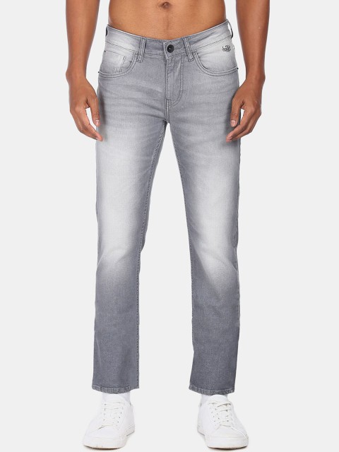 

Flying Machine Men Grey Slim Fit Heavy Fade Jeans