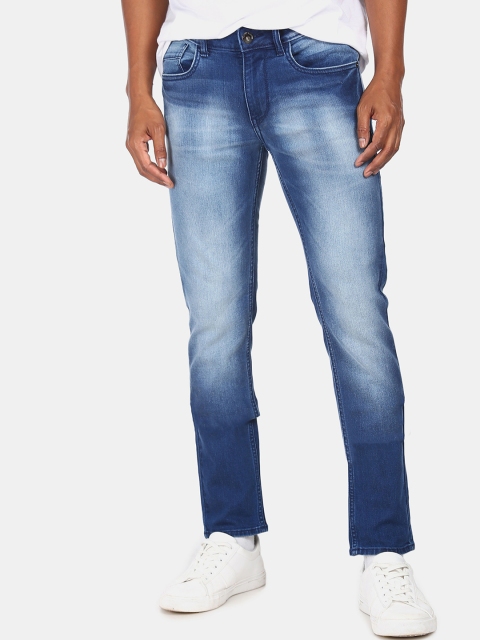 

Flying Machine Men Blue Slim Fit Heavy Fade Jeans