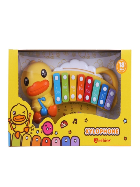 

Archies Unisex-Kids Yellow & White Colourblocked Xylophone
