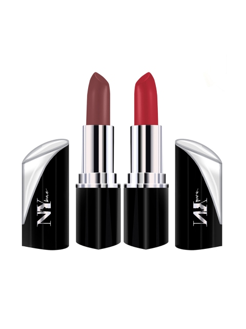 

NY Bae Set of 2 Creamy Matte Lipsticks Nude & Red