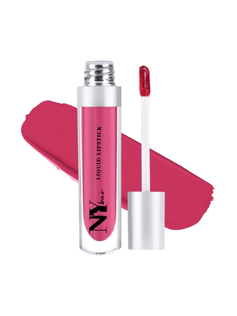 

NY Bae Primer + Matte Confessions of a Lip-a-holic Liquid Lipstick - Bonfire (4.5 gm), Pink