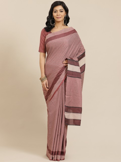 

SHANGRILA Purple Art Silk Ready to Wear Saree