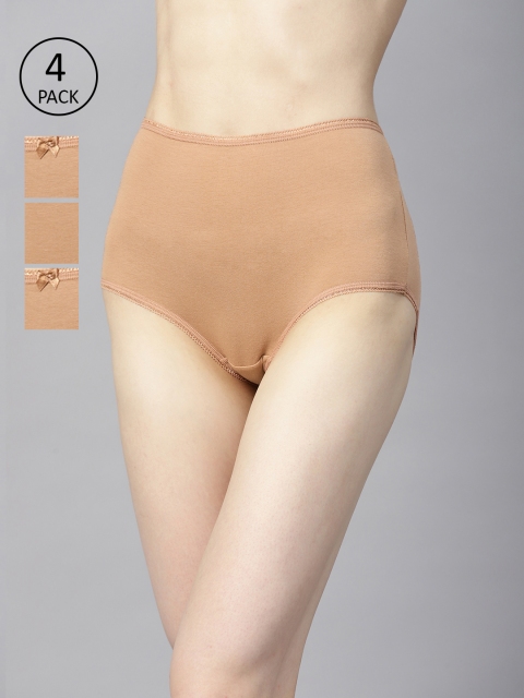 

Marks & Spencer Womens Nude Pack of 4 Basic briefs - T615725FRICH