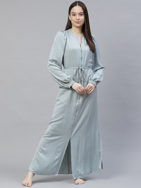 

Marks & Spencer Green Printed Maxi Nightdress