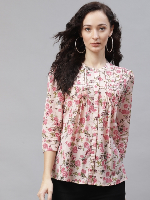 

Marks & Spencer Pink Blouson Top