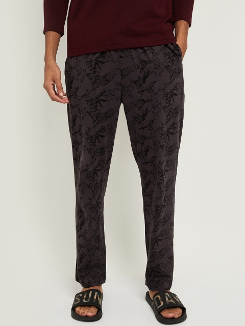 

max Men Grey Printed Lounge Pants