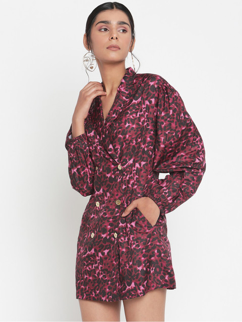 

The Vanca Multicoloured Floral Shirt Mini Dress, Multi