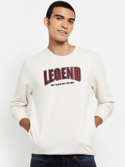 

max Men Yellow Sweatshirt