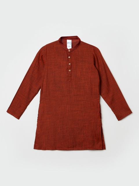 

max Boys Rust Thread Work Kurta