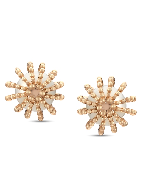 

Mia by Tanishq 14KT Yellow Gold Austen's Pearl Stud Earrings