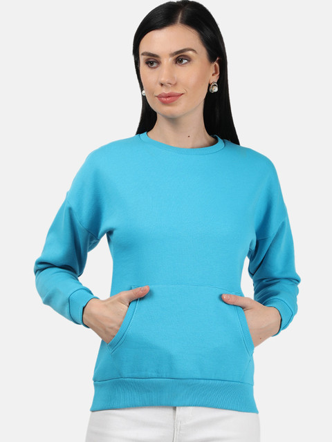 

Monte Carlo Women Blue Sweatshirt
