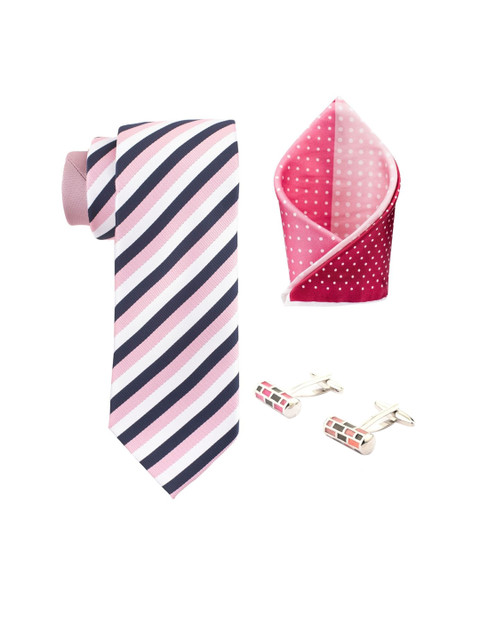 

The Tie Hub Men Accessory Gift Set, Pink