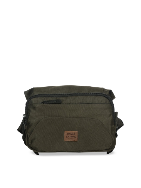 

Royal Enfield Unisex Olive Green Solid Echo Tactical Waist Pouch
